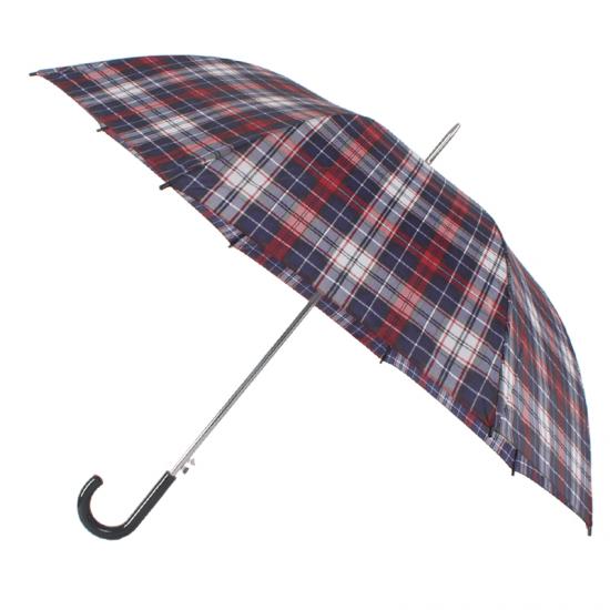 47 in klassieke Polyester Checked Gedrukte paraplu