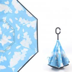 Omgekeerde opvouwbare paraplu