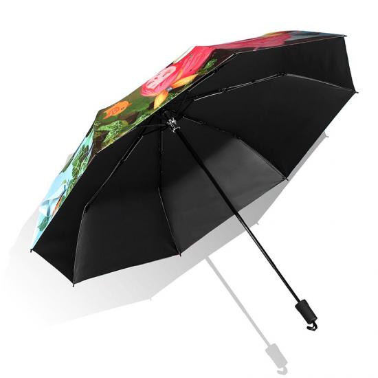 Klein automatisch winddicht opvouwbaar parapluontwerp