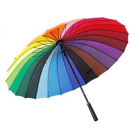 Kleurrijke regenboogparaplu