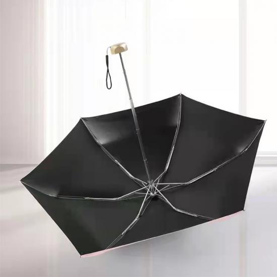 Mini draagbare platte 5 opvouwbare parasol