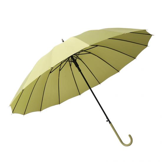lange handvat automatische paraplu vrouwelijke gedrukte LOGO reclameparaplu