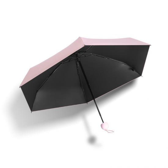Ultralichte draagbare 6 opvouwbare mini-platte paraplu