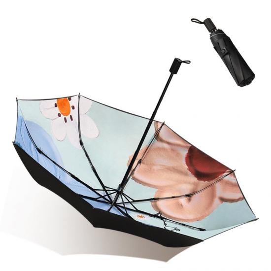 automatisch opvouwbare vinyl parasol geschenkparaplu
