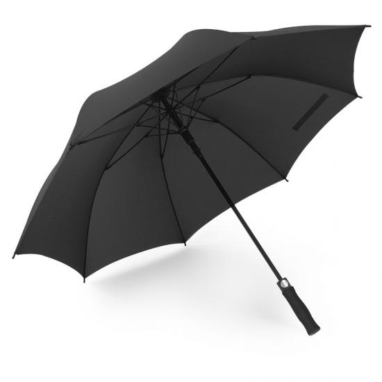 groothandel automatische rechte golfparaplu houten paraplu met lange steel;
