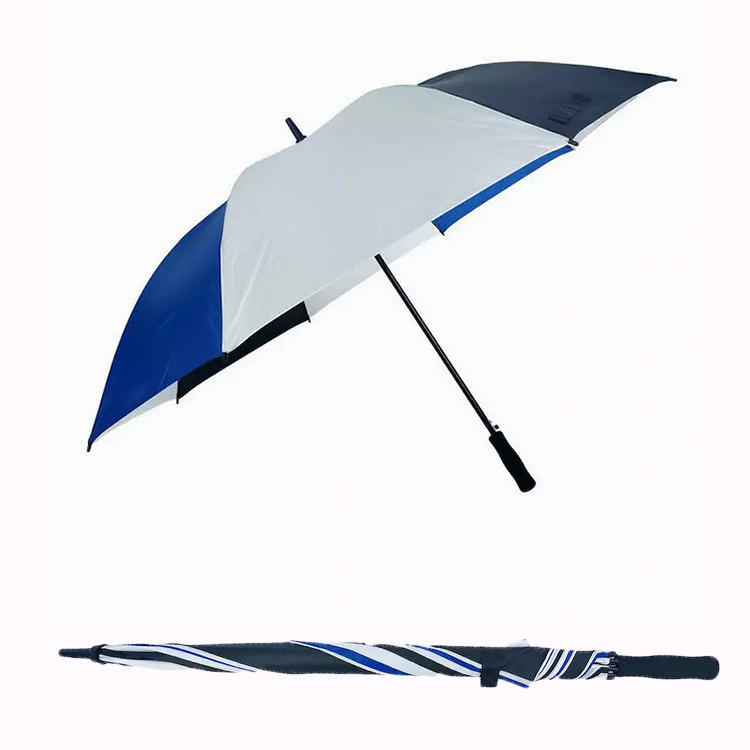 Aangepaste automatische open golfparaplu Hoge kwaliteit prints Design Logo paraplu Groothandel
