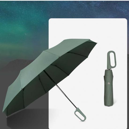 Aangepaste bedrukte paraplu Automatische stormbestendige paraplu
